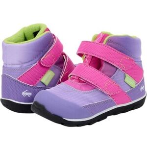 NEW See Kai Run Atlas II Toddler Girl Waterproof Insulated Boots 4 Pink Shoes